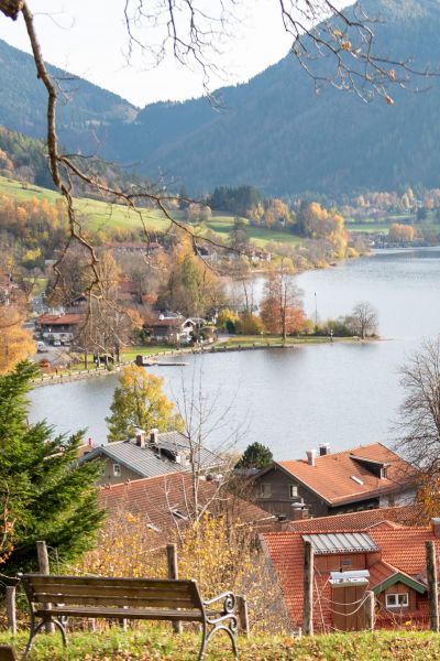 Immobilien in Schliersee, Aussicht auf Schliersee und Berge